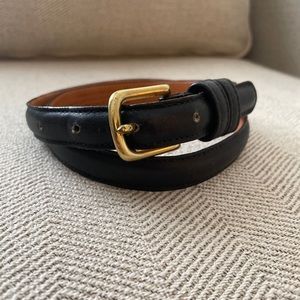 Coach Black and Brass Belt
